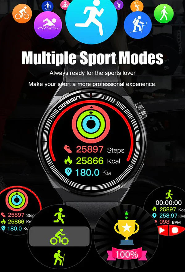 ⌚Sport smart ρολόι GT8