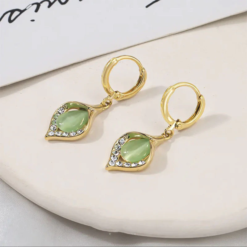 ✨Αγοράστε 1, λάβετε 1 δωρεάν✨Glitter Cat Eye Eye Earrings-GR