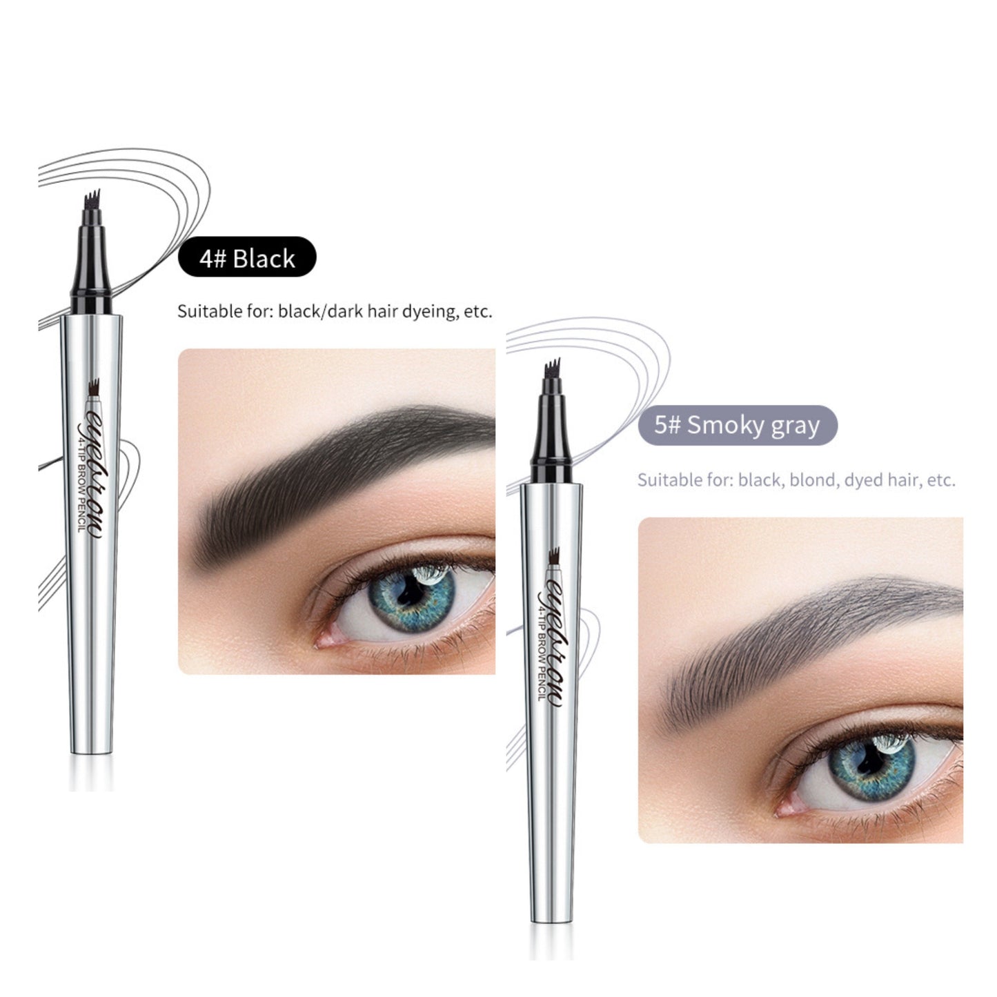 Αδιάβροχο στυλό φρυδιών 3D Microblading (2 τεμ.)-GR