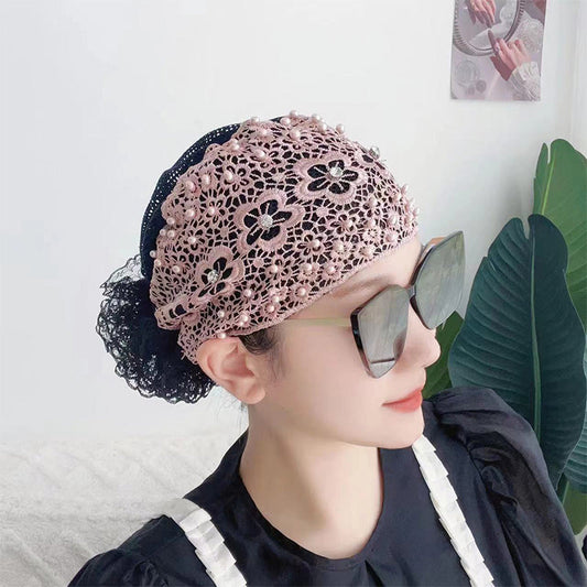 ⏳Diadema de encaje floral para mujer-ES