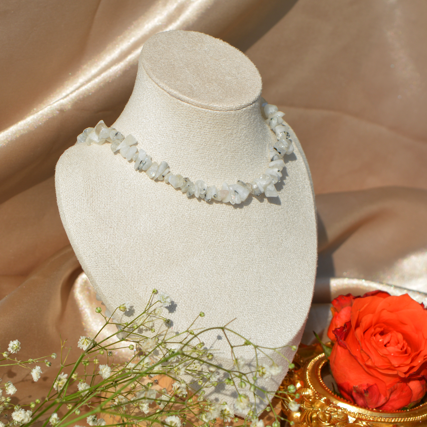 Moonstone choker ogrlica